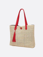 Sac En Paille Avec Poignées Longues Pour Femmes | Idéal Pour Usage Quotidien Et Sorties