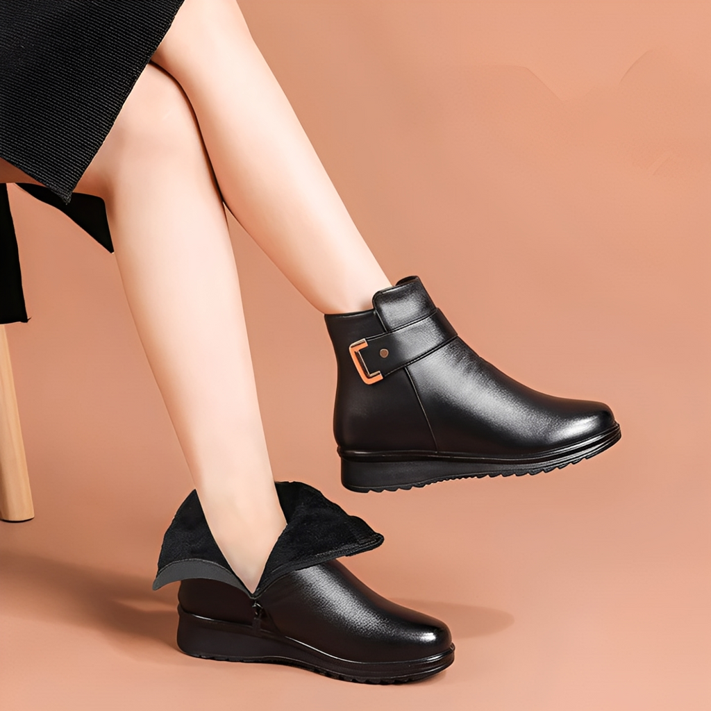 Bottes Avec Semelle De Soutien Et Coupe Classique Pour Femmes | Idéales Pour L’automne Et L’hiver