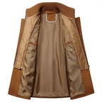 Manteau Long avec Col Amovible pour Homme | Idéal pour Automne et Hiver