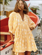 Robe Longue à Coupe Fluide pour Femme | Idéale pour Été et Sorties Décontractées