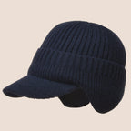 Bonnet Tricoté avec Protection des Oreilles pour Adulte | Idéal pour l’Automne et l’Hiver