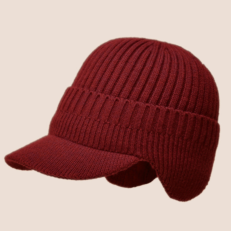 Bonnet Tricoté avec Protection des Oreilles pour Adulte | Idéal pour l’Automne et l’Hiver