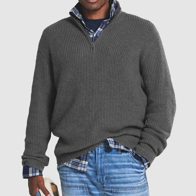 Pull Demi-Zip pour Hommes | Idéal pour Un Usage Quotidien Et Les Occasions Décontractées