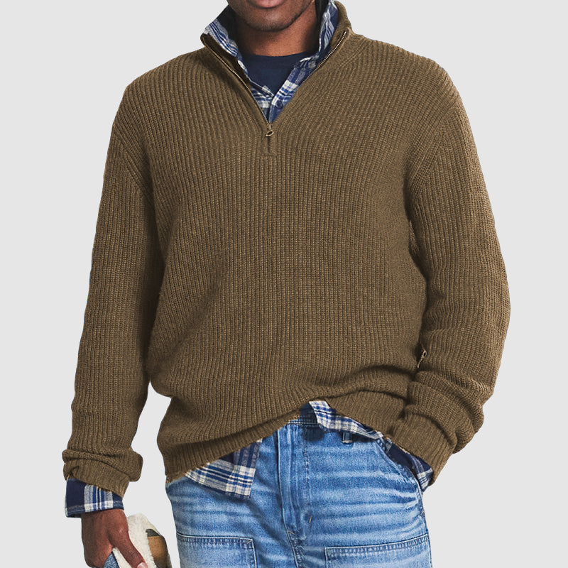 Pull Demi-Zip pour Hommes | Idéal pour Un Usage Quotidien Et Les Occasions Décontractées