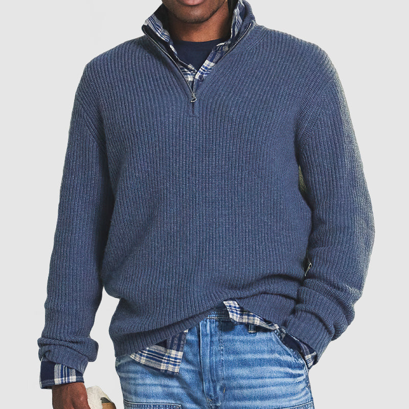 Pull Demi-Zip pour Hommes | Idéal pour Un Usage Quotidien Et Les Occasions Décontractées