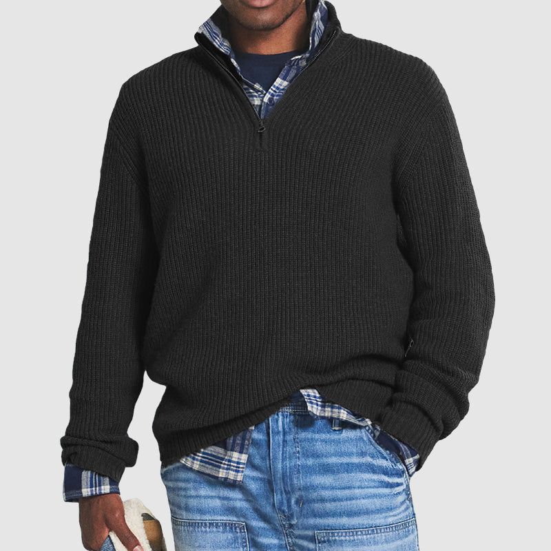 Pull Demi-Zip pour Hommes | Idéal pour Un Usage Quotidien Et Les Occasions Décontractées