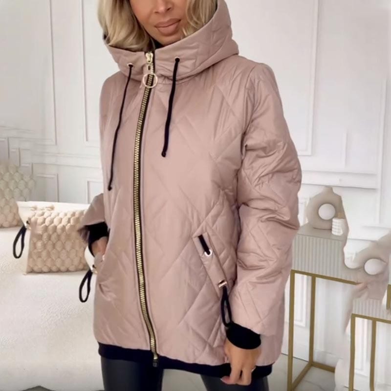 Veste Matelassée à Capuche pour Femme | Idéale pour le Quotidien