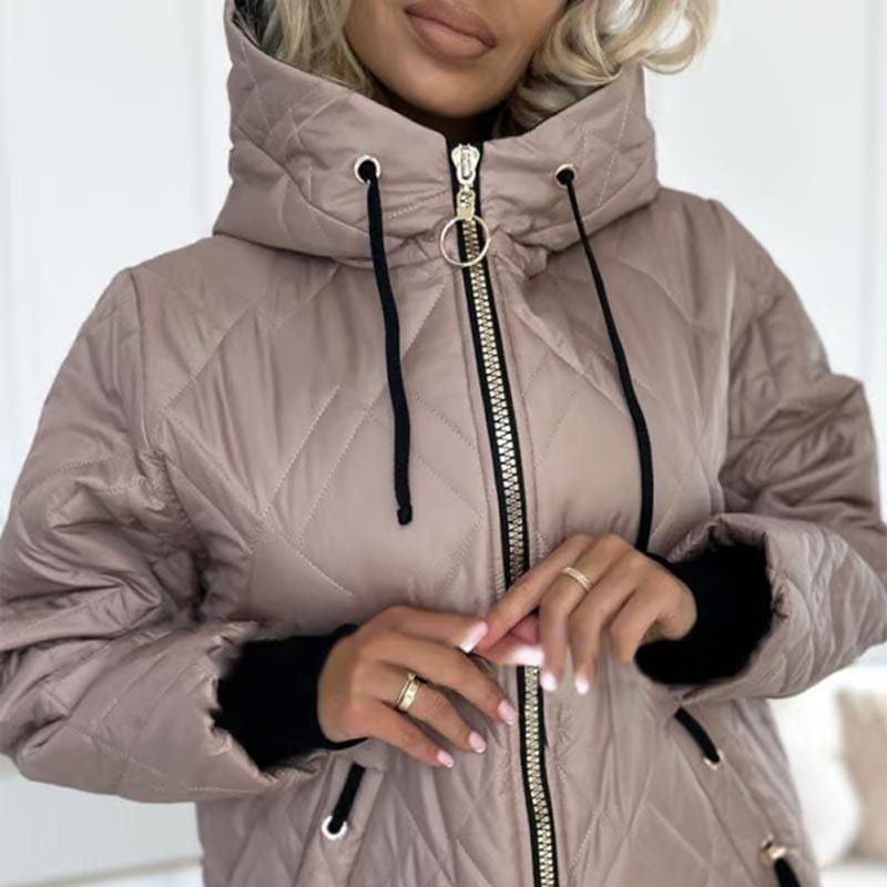 Veste Matelassée à Capuche pour Femme | Idéale pour le Quotidien