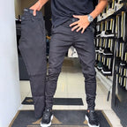 Pantalon Slim Avec Taille Structurée Et Poches Multiples Pour Hommes | Idéal Pour Les Tenues Quotidiennes