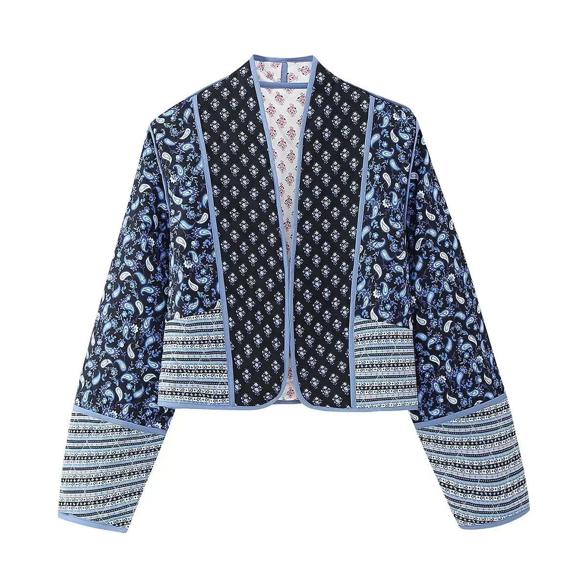 Veste Longue Réversible avec Poches pour Femme | Idéale pour l’Automne et l’Hiver