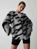 Manteau Long à Finition Texturée pour Femme | Idéal pour l’Automne et l’Hiver