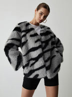 Manteau Long à Finition Texturée pour Femme | Idéal pour l’Automne et l’Hiver