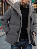 Veste Zippée avec Capuche et Poches pour Homme | Idéale pour l’Automne et l’Hiver