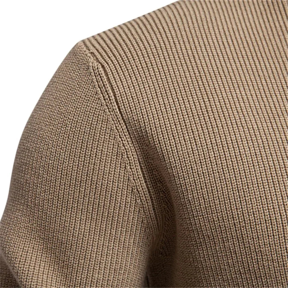 Pull en Maille avec Fermeture à Boutons pour Homme | Idéal pour un Usage Quotidien