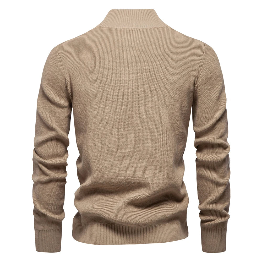Pull en Maille avec Fermeture à Boutons pour Homme | Idéal pour un Usage Quotidien