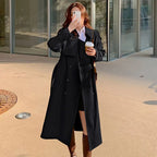 Manteau Long Avec Fermeture Frontale Pour Femme | Idéal Pour Les Activités Extérieures Et La Mi-Saison