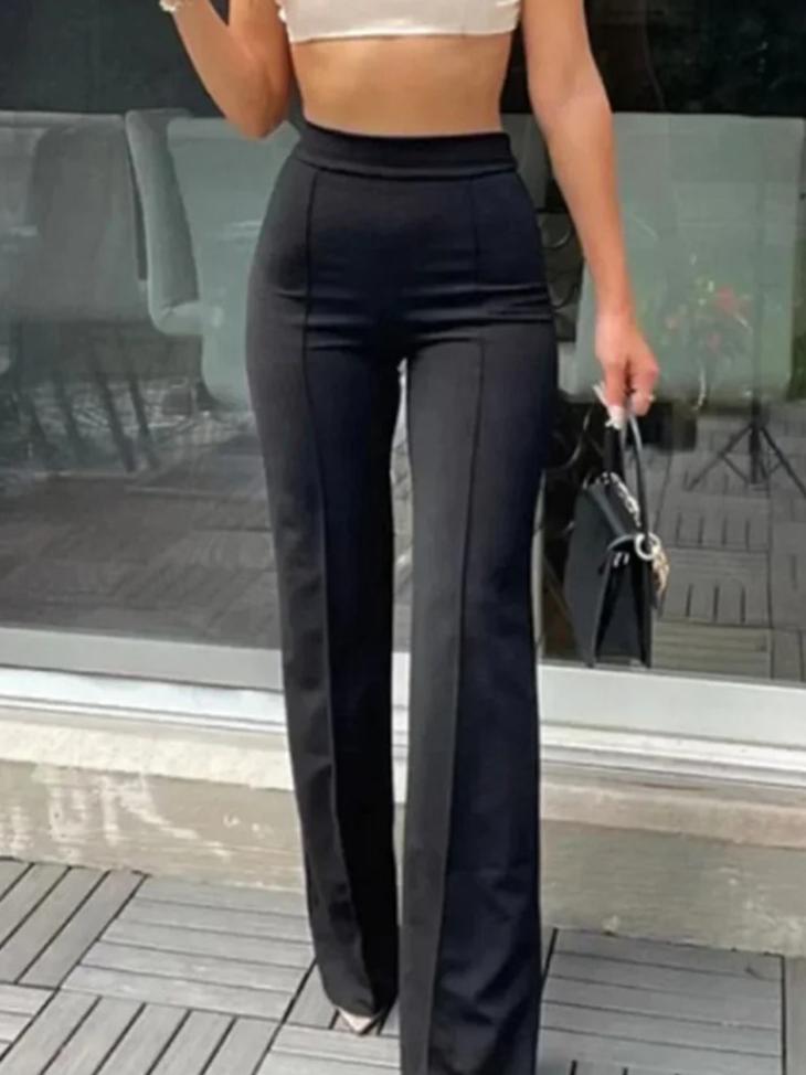 Pantalon Évasé Taille Haute Pour Femmes | Idéal Pour Un Usage Quotidien