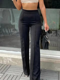 Pantalon Évasé Taille Haute Pour Femmes | Idéal Pour Un Usage Quotidien