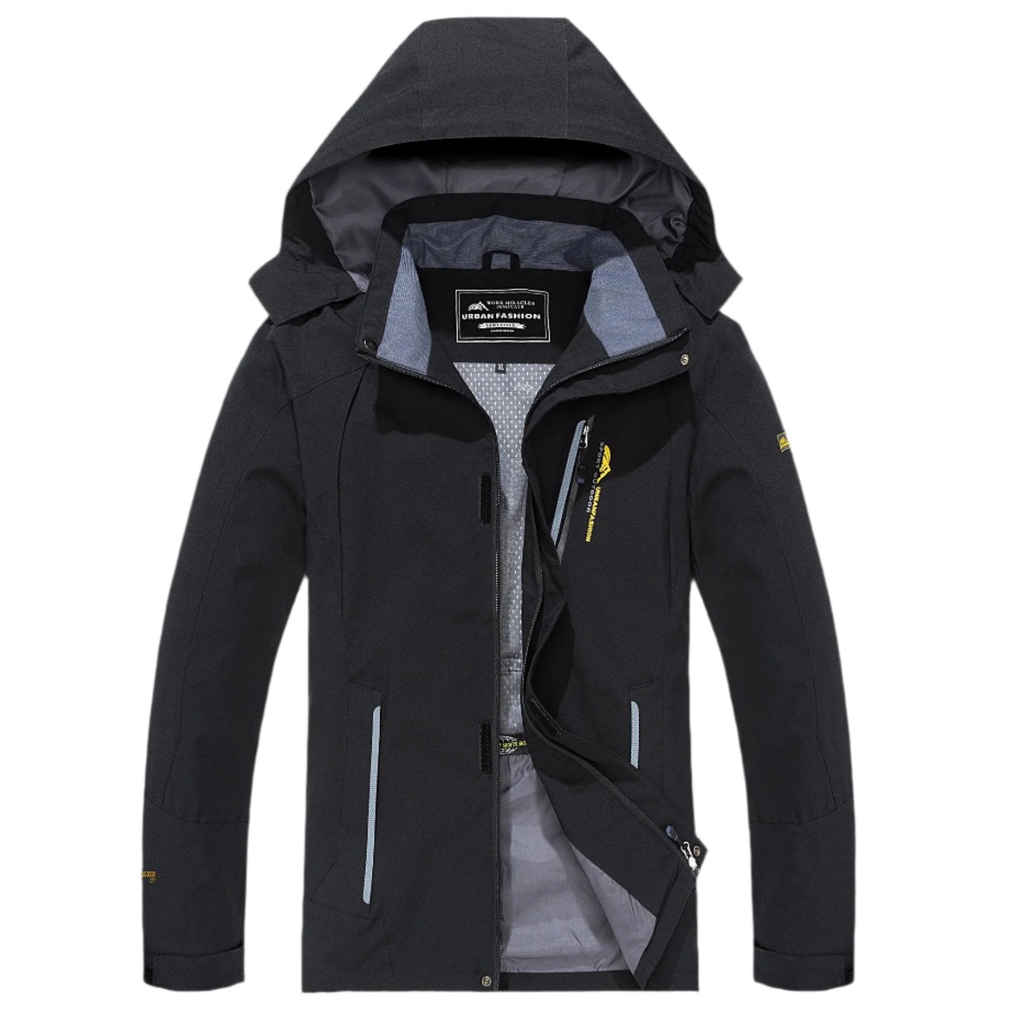 Veste De Randonnée avec Capuche Et Fermeture Zippée pour Homme | Idéal pour Les Activités En Plein Air