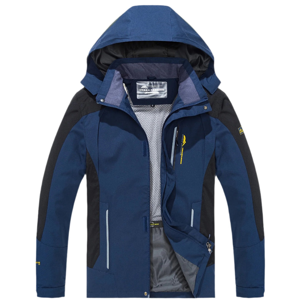 Veste De Randonnée avec Capuche Et Fermeture Zippée pour Homme | Idéal pour Les Activités En Plein Air