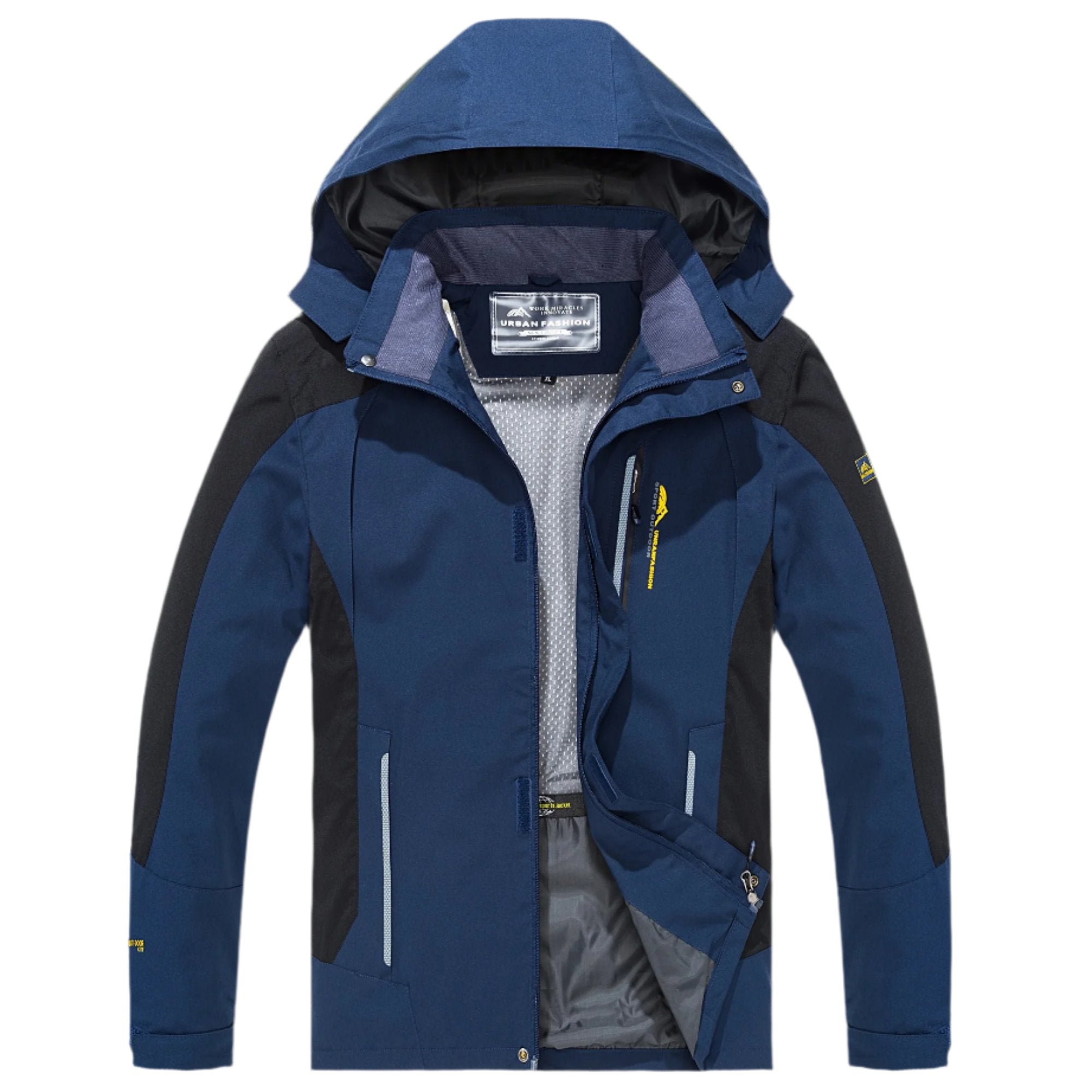 Veste De Randonnée avec Capuche Et Fermeture Zippée pour Homme | Idéal pour Les Activités En Plein Air