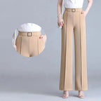 Pantalon Large à Taille Haute pour Femme | Idéal pour les Sorties et les Occasions Décontractées