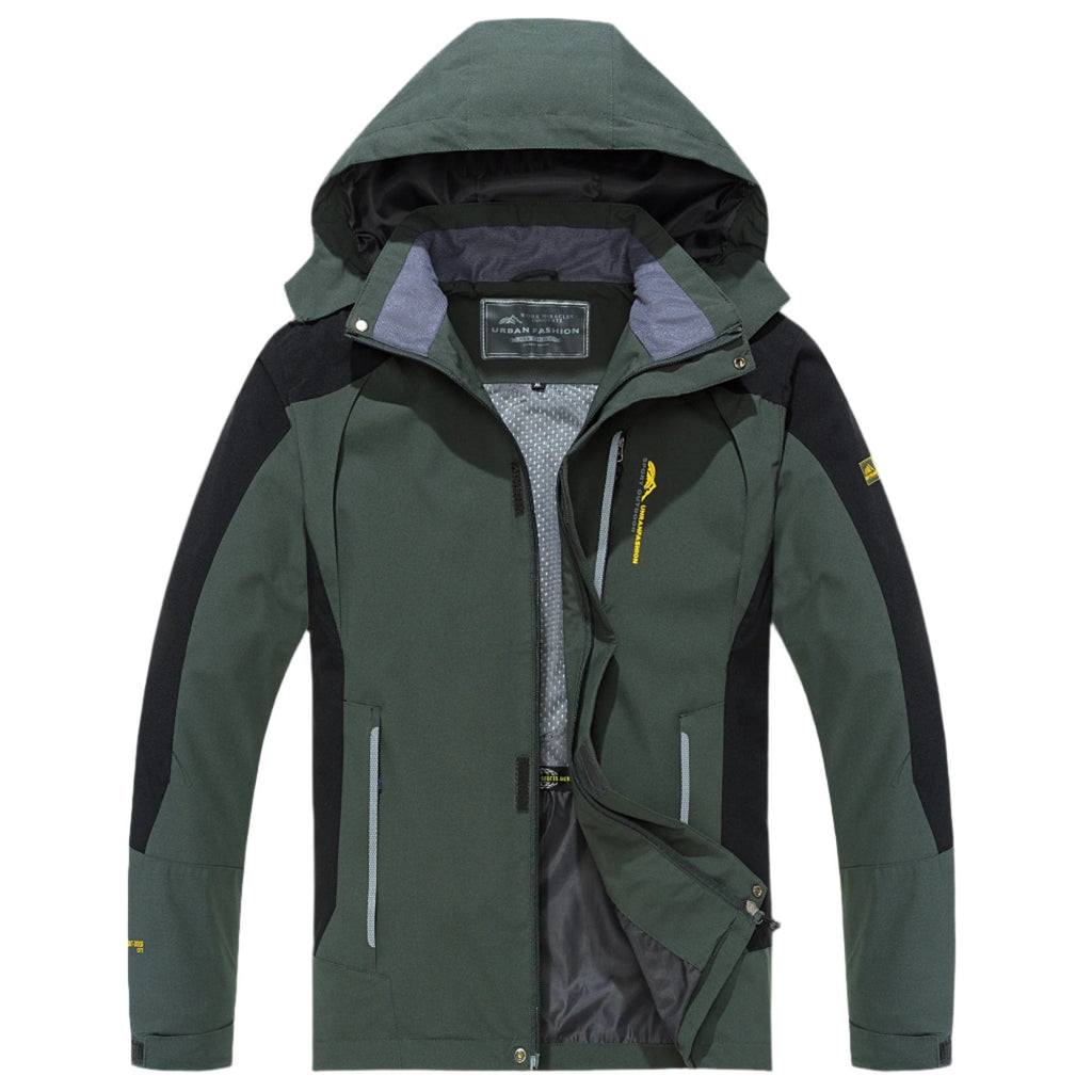 Veste De Randonnée avec Capuche Et Fermeture Zippée pour Homme | Idéal pour Les Activités En Plein Air