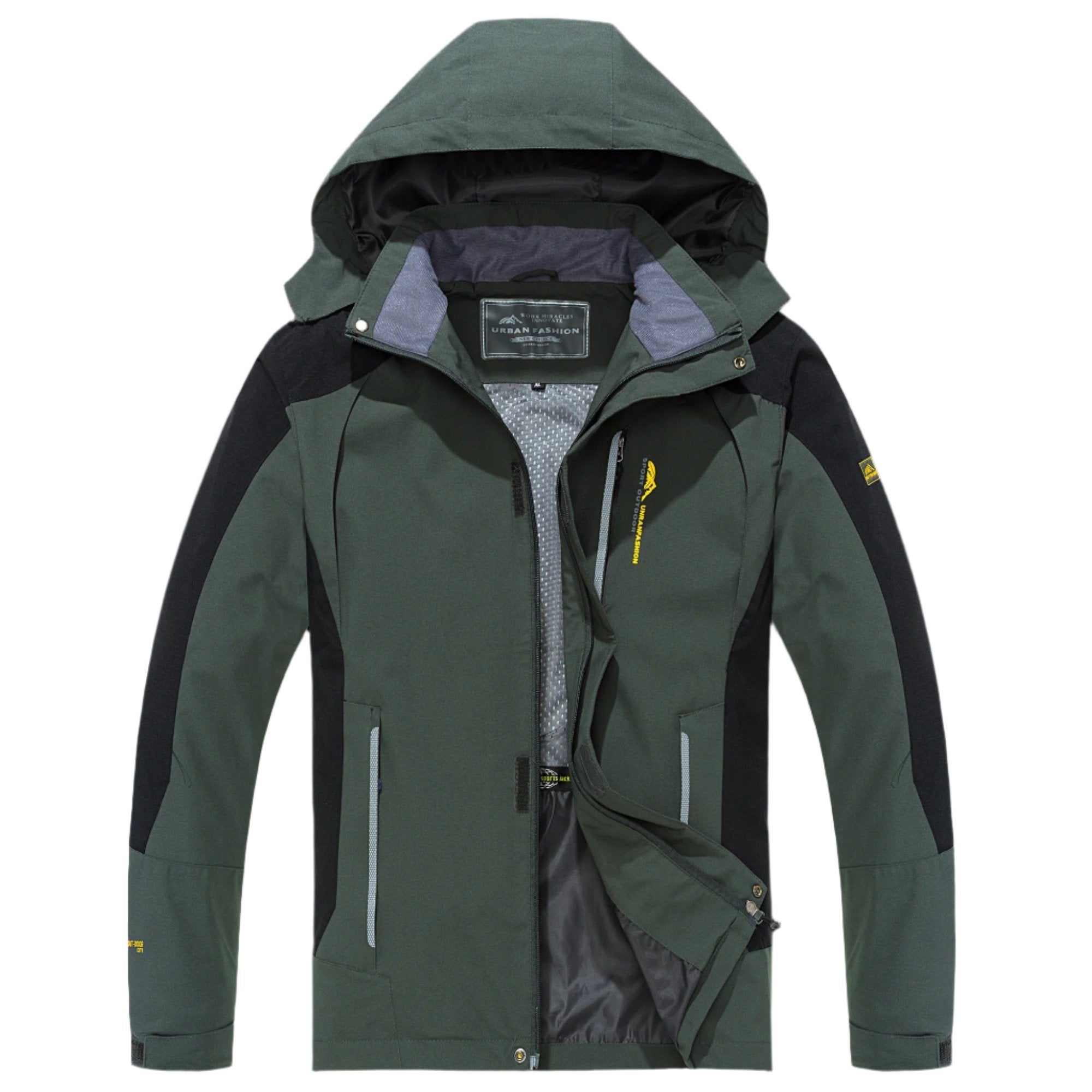 Veste De Randonnée avec Capuche Et Fermeture Zippée pour Homme | Idéal pour Les Activités En Plein Air