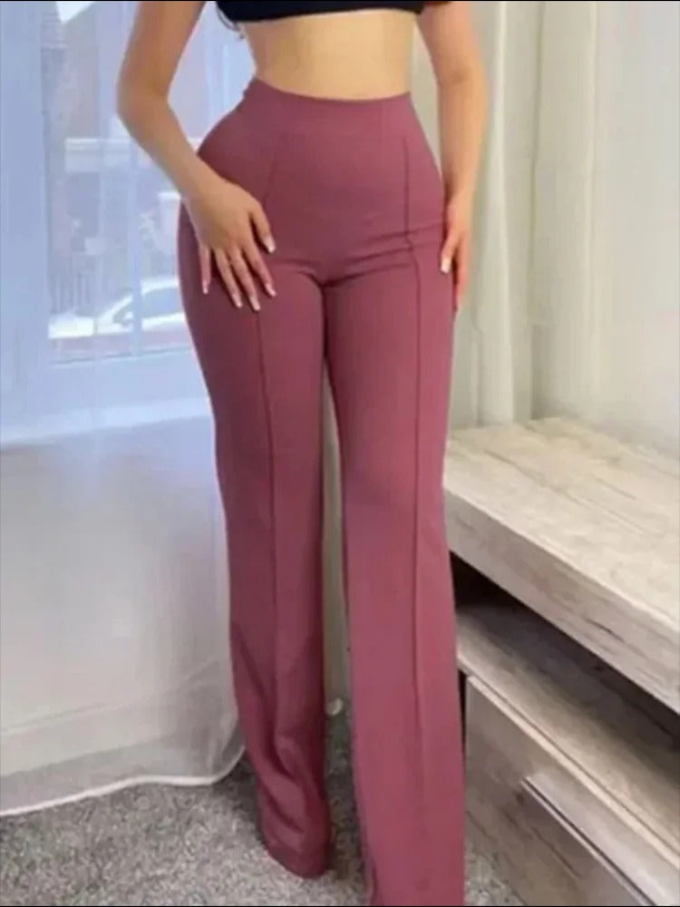 Pantalon Évasé Taille Haute Pour Femmes | Idéal Pour Un Usage Quotidien
