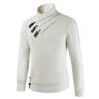 Pull Tricoté à Manches Longues pour Homme | Idéal pour l’Automne et l’Hiver