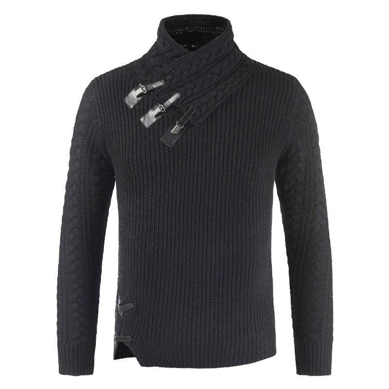 Pull Tricoté à Manches Longues pour Homme | Idéal pour l’Automne et l’Hiver
