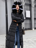Parka Long Matelassé avec Capuche et Poches pour Femme | Idéal pour l’Hiver