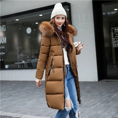 Parka Long Matelassé avec Capuche pour Femme | Idéal pour l’Hiver