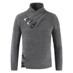 Pull Tricoté à Manches Longues pour Homme | Idéal pour l’Automne et l’Hiver