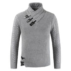Pull Tricoté à Manches Longues pour Homme | Idéal pour l’Automne et l’Hiver