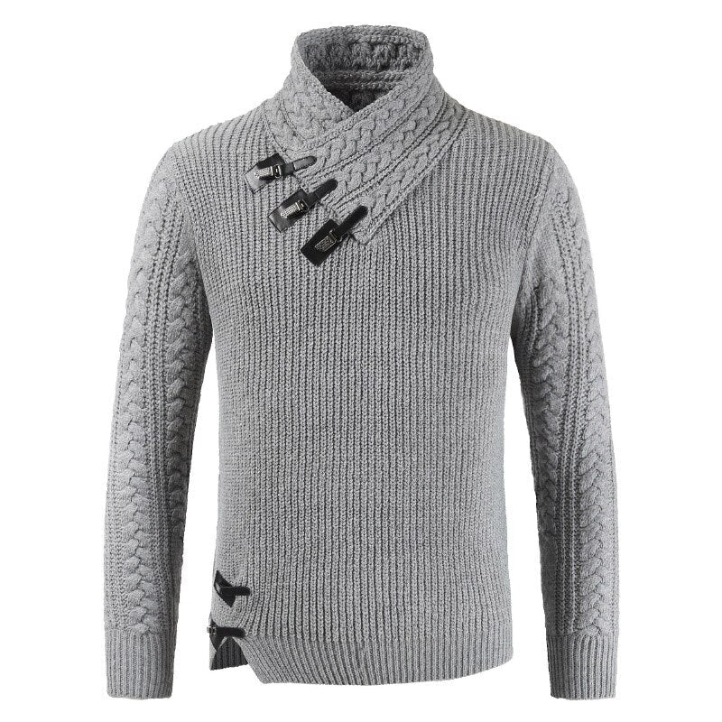 Pull Tricoté à Manches Longues pour Homme | Idéal pour l’Automne et l’Hiver