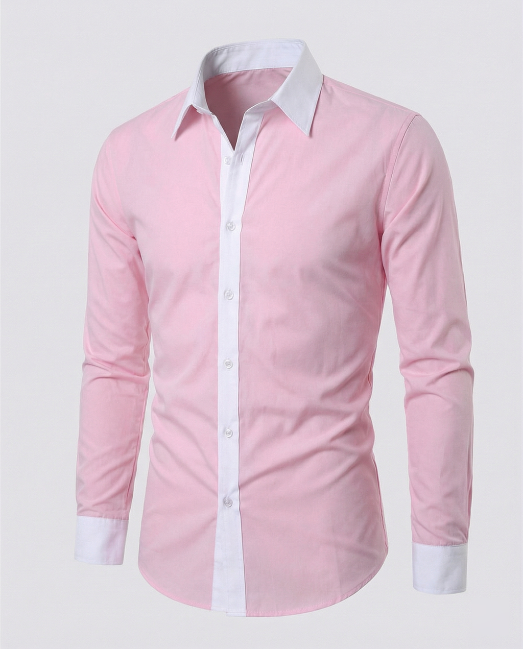 Chemise À Manches Longues Avec Coupe Régulière Pour Hommes | Idéale Pour L’Automne Et L’Hiver