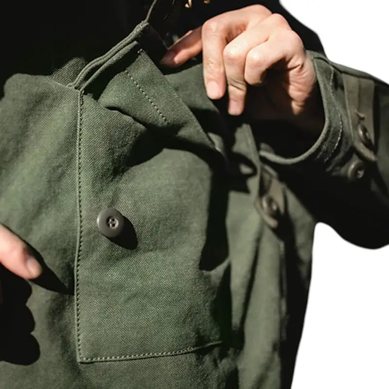 Veste Camouflage avec Coutures Renforcées pour Hommes | Idéale pour l’Hiver en Plein Air