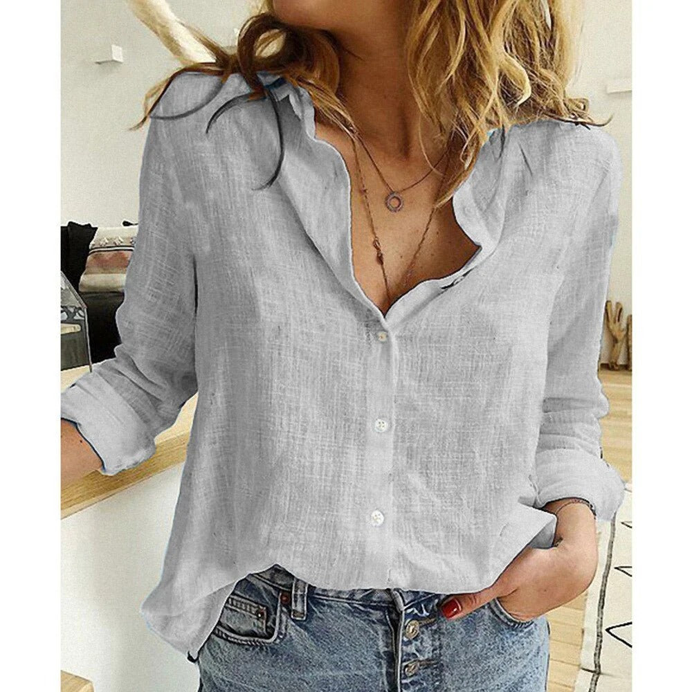 Blouse avec Motif Imprimé ou Uni pour Femme | Idéale pour le Travail ou les Sorties Décontractées