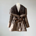 Manteau Long avec Col Large pour Femme | Idéal pour L’Hiver