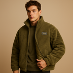 Veste Matelassée pour Homme avec Coupe Décontractée | Idéale pour L’Automne Et L’Hiver