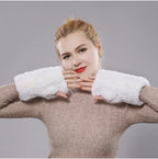 Gants Sans Doigts Hiver pour Femmes | Idéaux pour Le Quotidien Et Les Activités Extérieures
