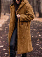 Manteau Long avec Capuche et Coupe Oversize pour Femme | Idéal pour l’Hiver