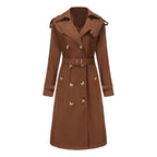 Trench-Coat Avec Ceinture Ajustable Pour Femme | Idéal Pour La Mi-Saison