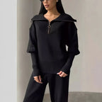 Ensemble Deux Pièces Avec Haut Décontracté Et Pantalon Jogger Pour Femme | Idéal pour un Usage Quotidien