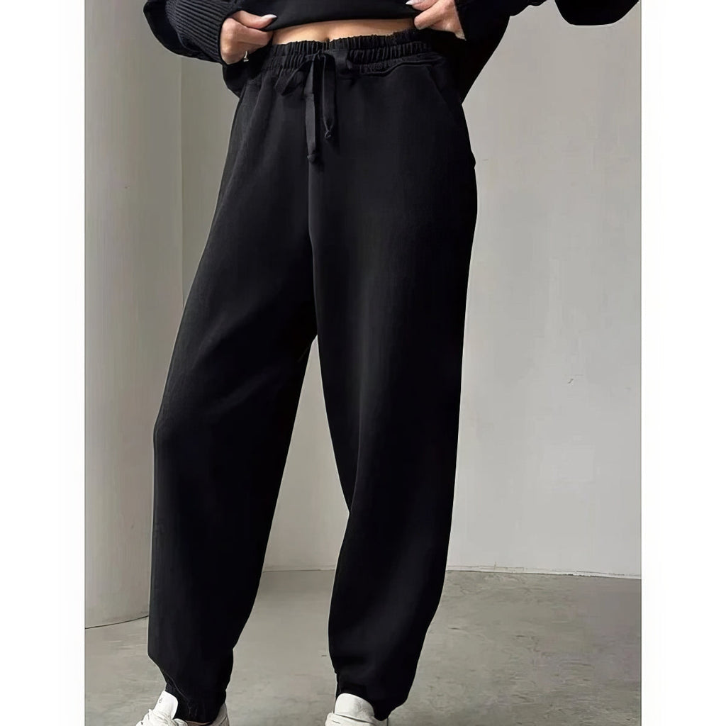 Ensemble Deux Pièces Avec Haut Décontracté Et Pantalon Jogger Pour Femme | Idéal pour un Usage Quotidien
