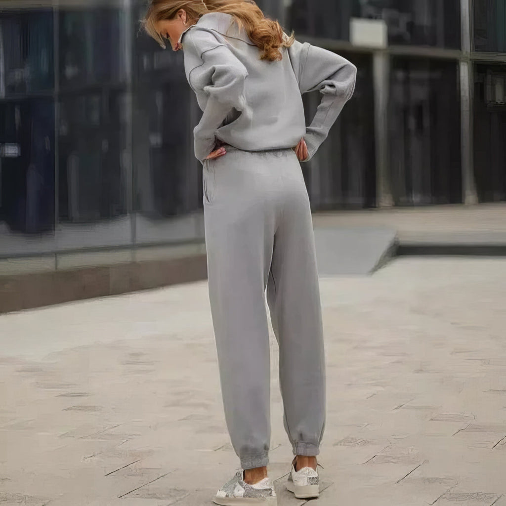 Ensemble Deux Pièces Avec Haut Décontracté Et Pantalon Jogger Pour Femme | Idéal pour un Usage Quotidien