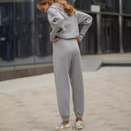Ensemble Deux Pièces Avec Haut Décontracté Et Pantalon Jogger Pour Femme | Idéal pour un Usage Quotidien