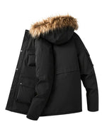 Manteau d’Hiver Long avec Coupe Structurée pour Homme | Idéal pour la Saison Froide