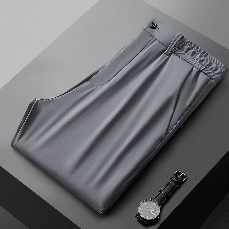 Pantalon Business Stretch avec Coupe Slim pour Homme | Idéal pour le Travail et les Réunions Professionnelles